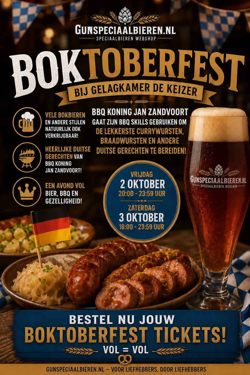 Ticket  Boktoberfest. Vrijdag 2  oktober 2026 - Afbeelding 2