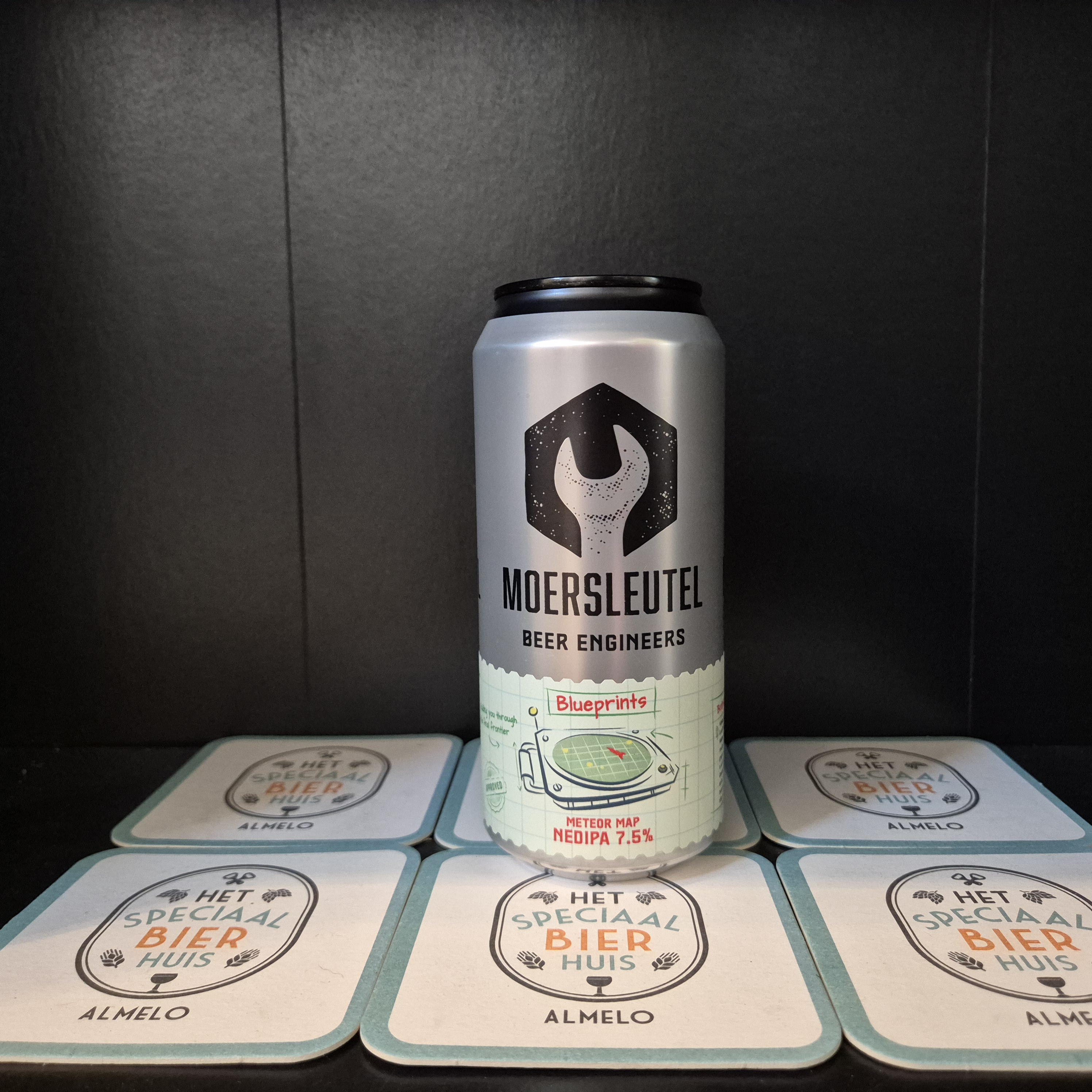 Moersleutel Blueprints Meteor Map NEDIPA - 440ml - 7,5%