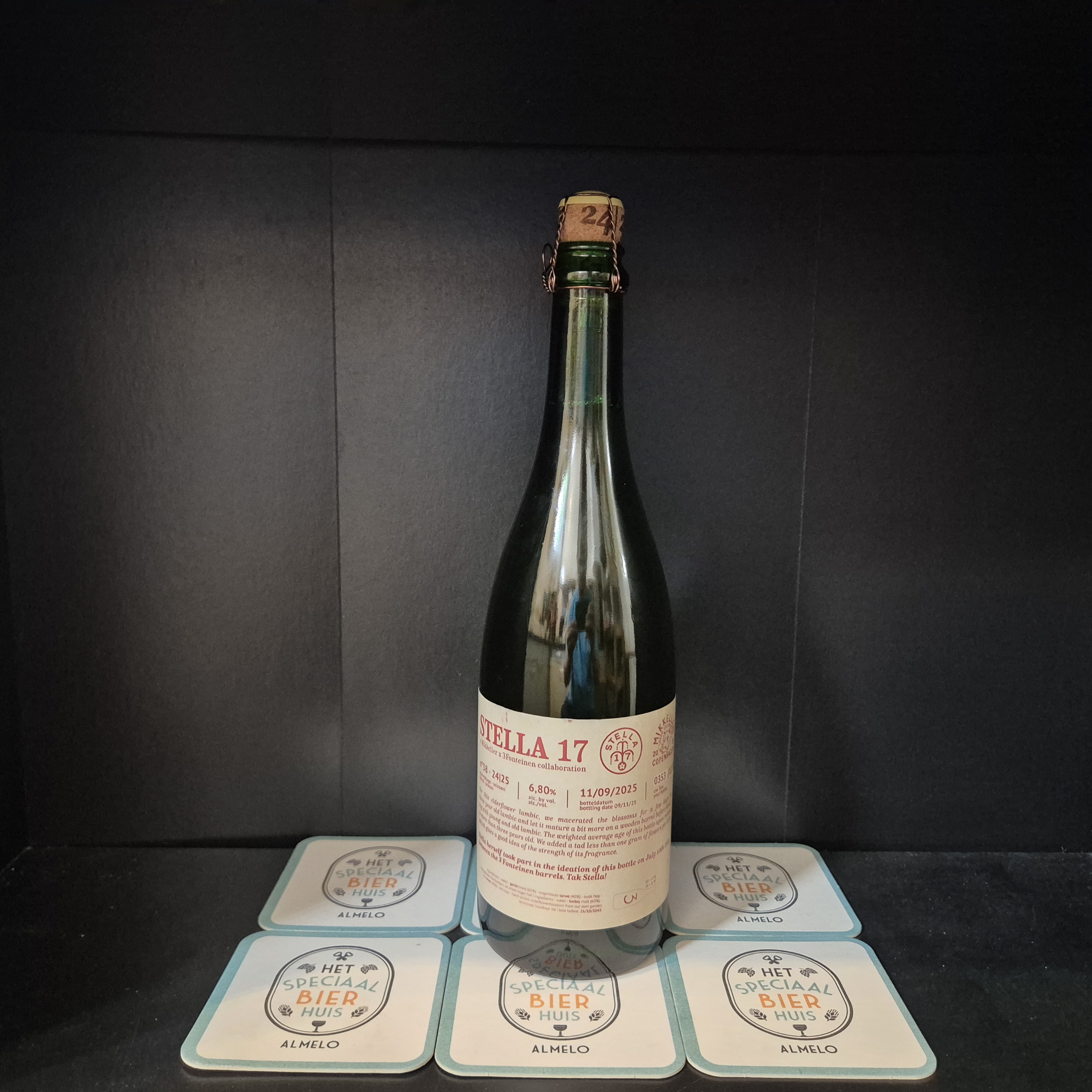 3 Fonteinen Stella 17 (Season  24/25) Blend No. 38 Eldeflower Lambic - 750ml - 6,8%