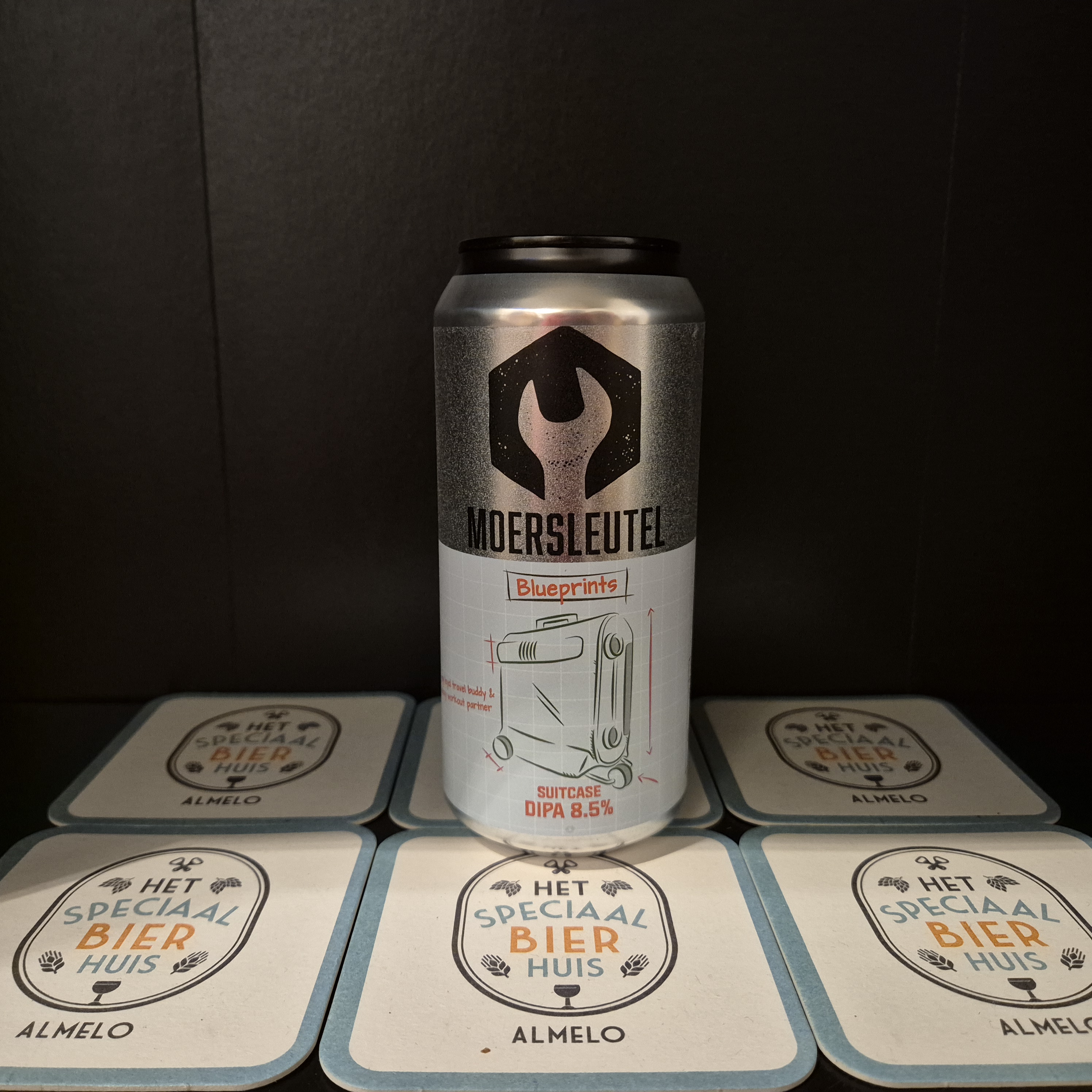 Moersleutel Suitcase DIPA - 440ml - 8,5%
