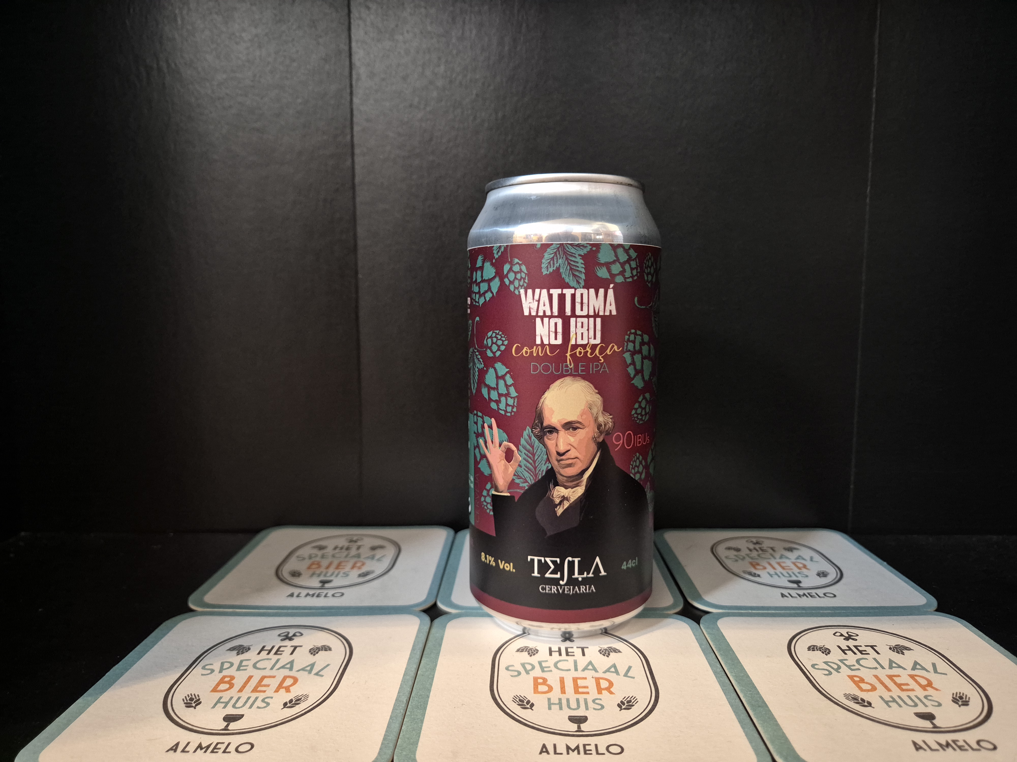 Tesla Cervejaria Wattomá no IBU com Força DIPA - 440ml - 8,1%