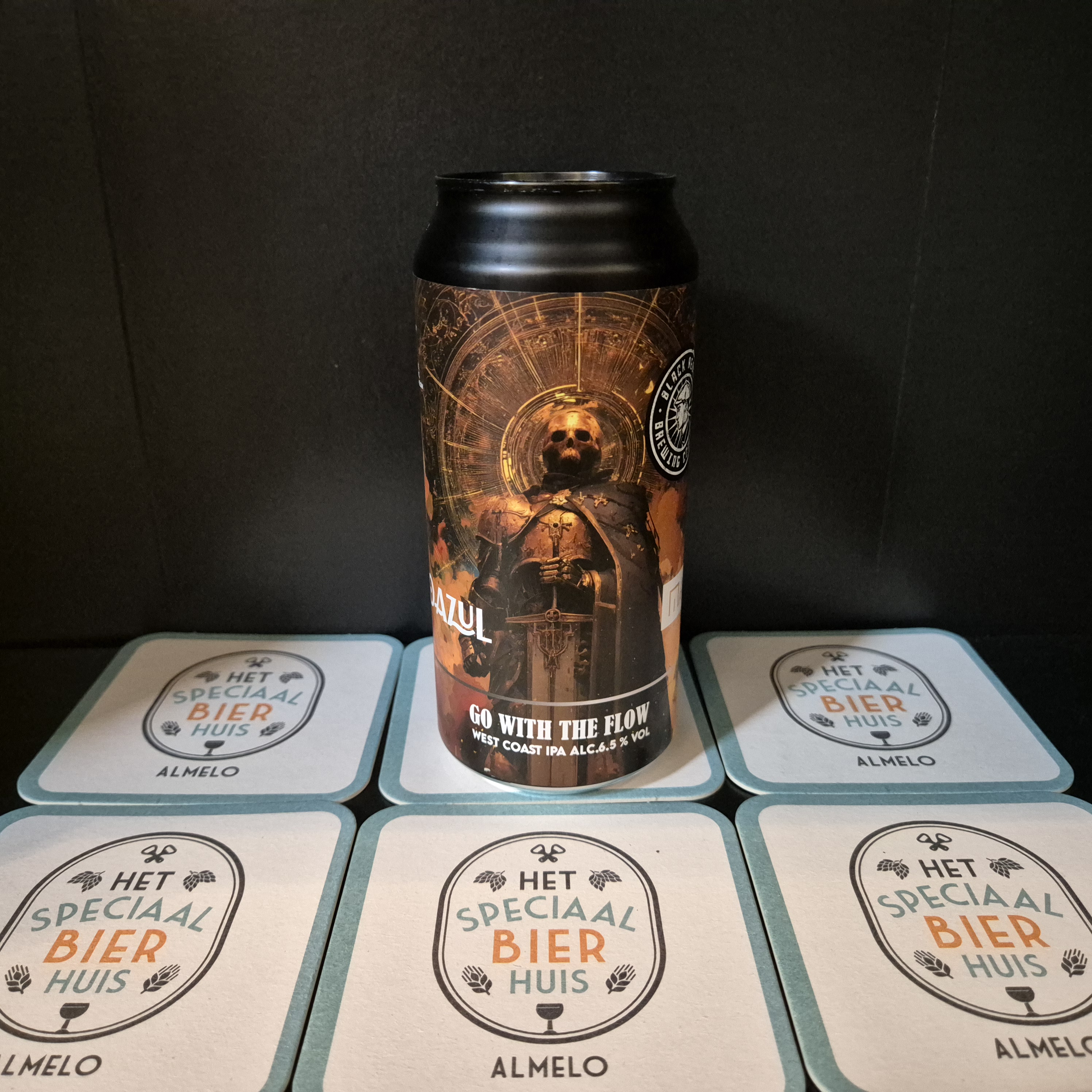 Black Rebel Brewing Go With The Flow West Coast IPA - 440ml - 6,5% - Afbeelding 2
