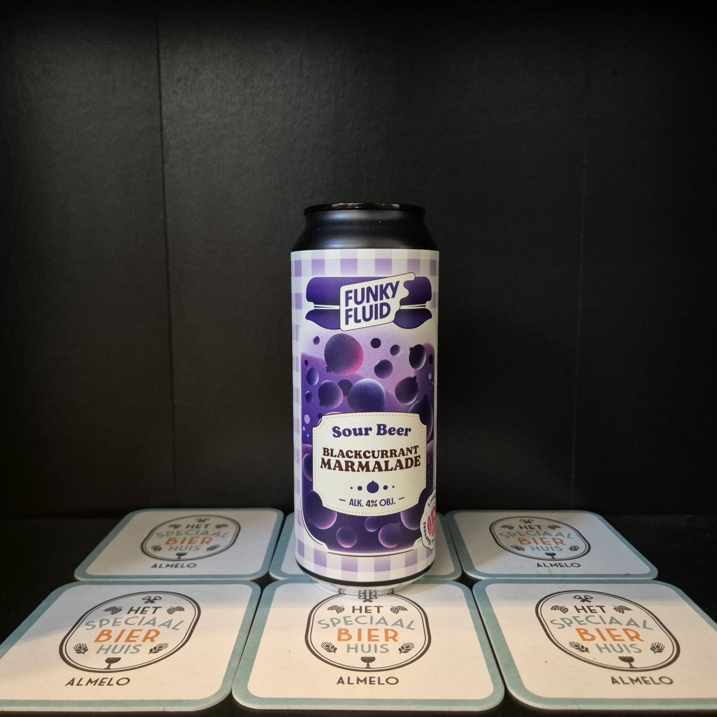 Funky Fluid - Local Harvest: Blackcurrant Marmalade - 500ml can