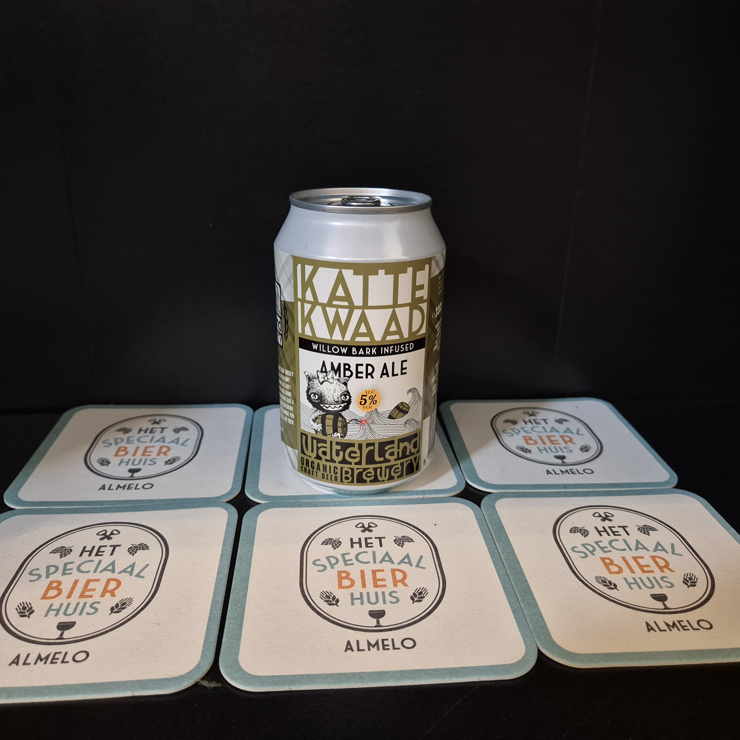 Waterland Brewery Kattekwaad Willow Bark Infused Amber Ale - 330ml - 5%