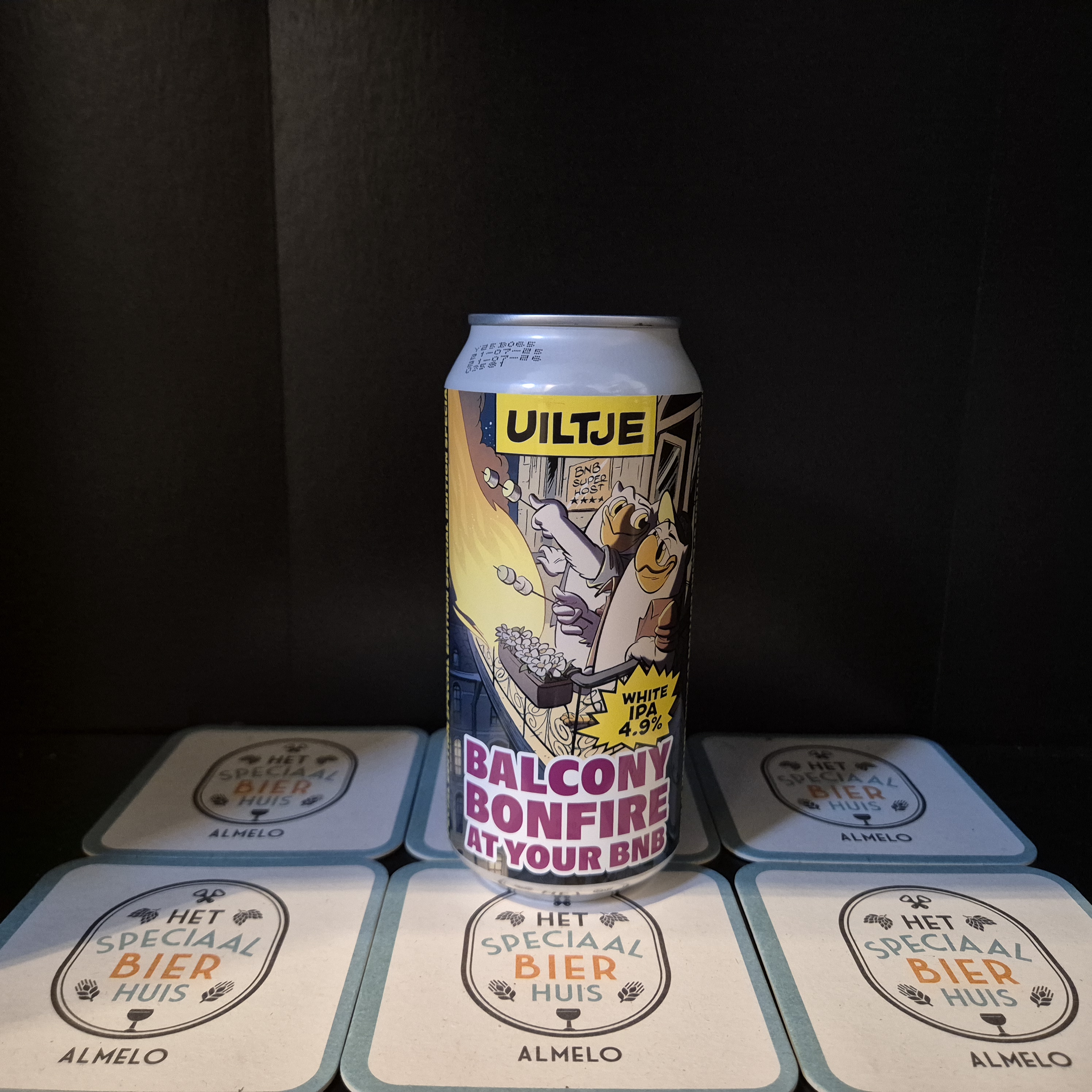 Uiltje Balcony Bonfire At Your BNB White IPA - 440ml - 4,9%