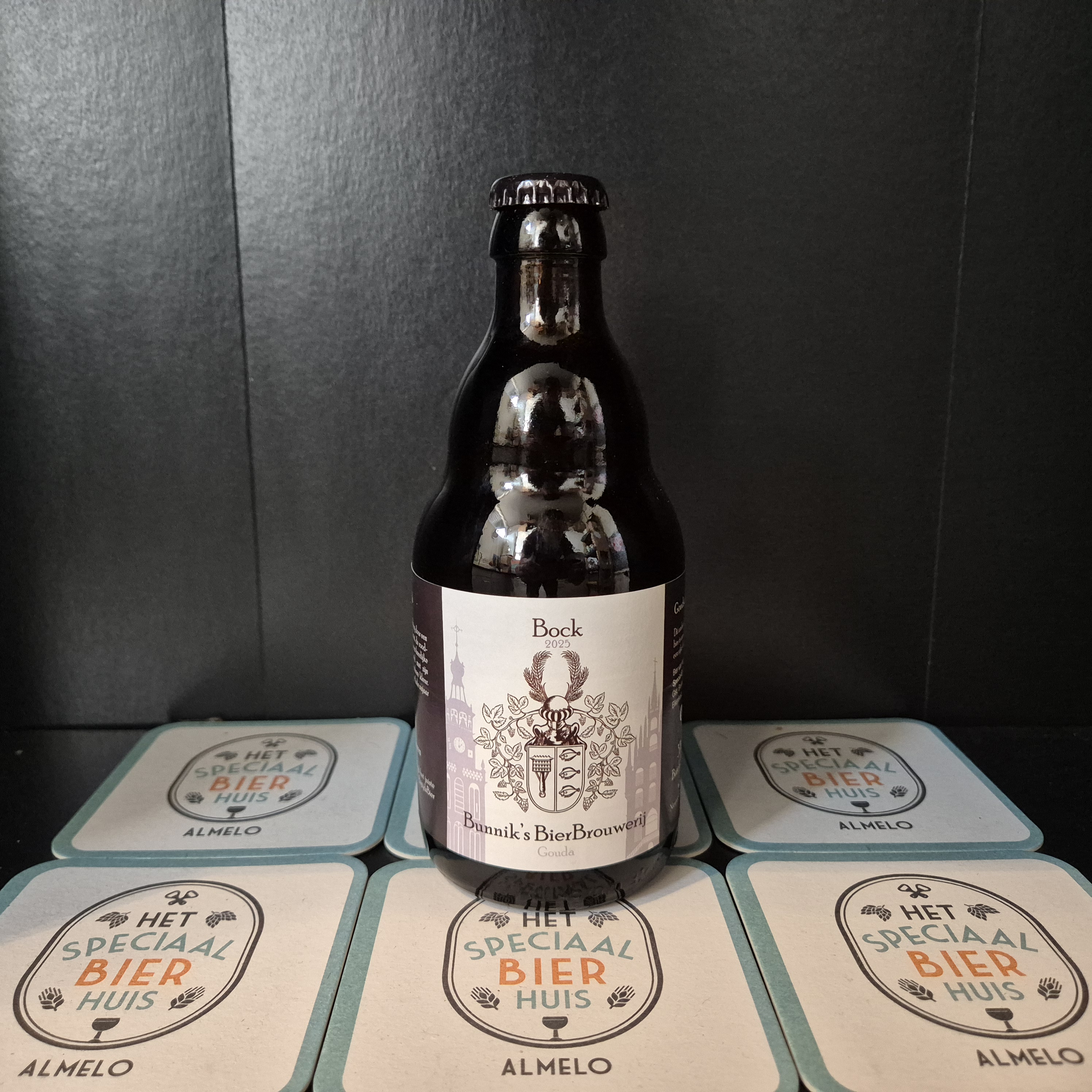 Bunnik's Bierbrouwerij Bock met hout lagering -330ml -  8,5%