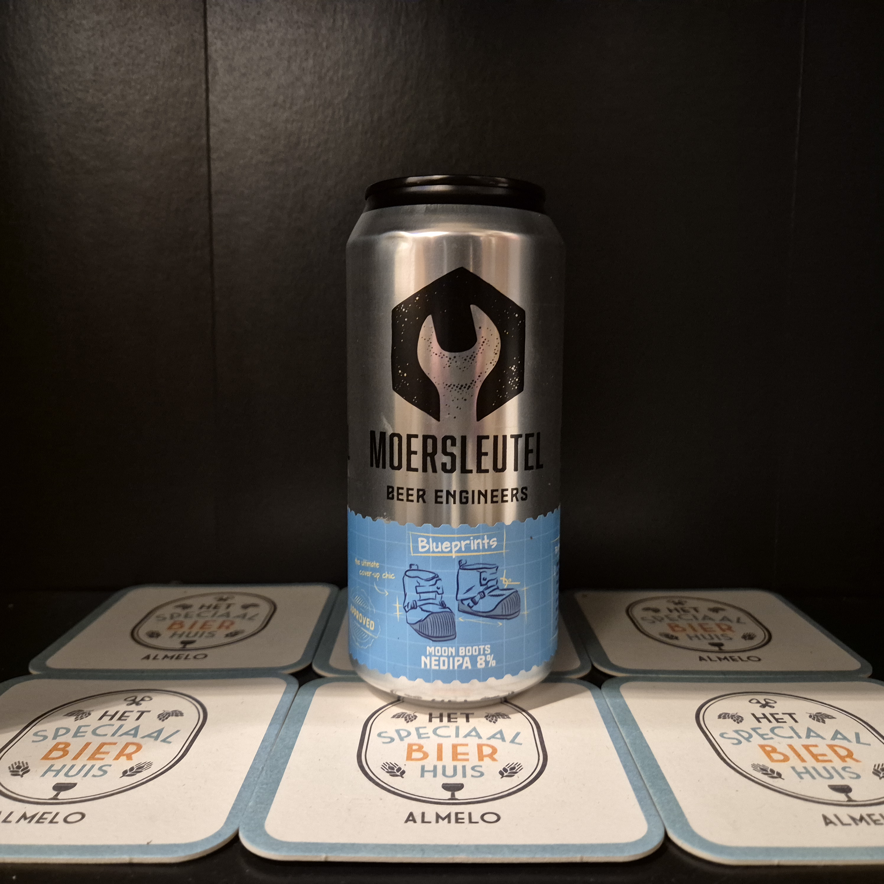 Moersleutel Blueprints Moon Boots NEDIPA - 440ml - 8%