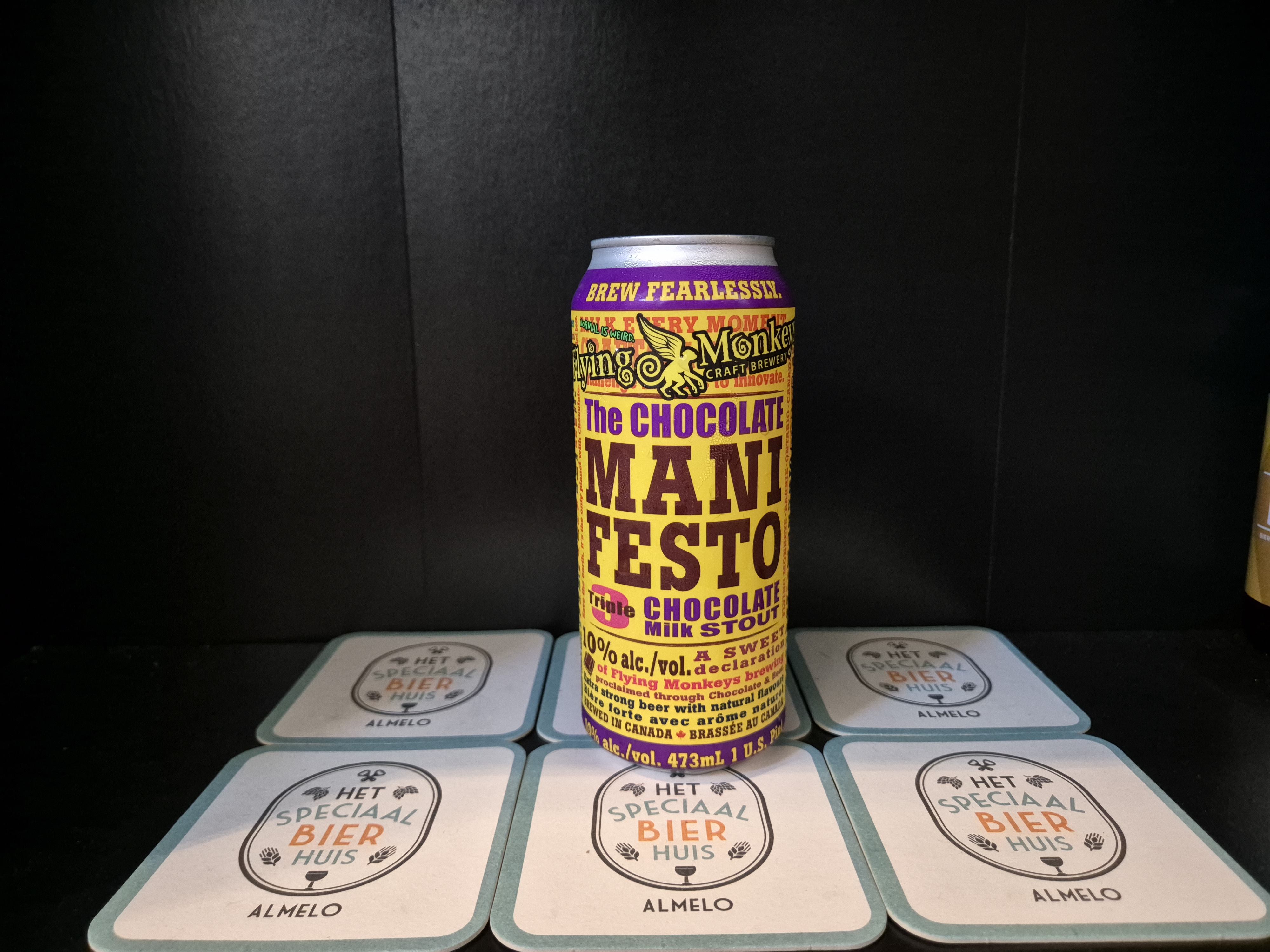 Flying Monkeys Manifesto Chocolate Milk Stout - 473ml - 10%