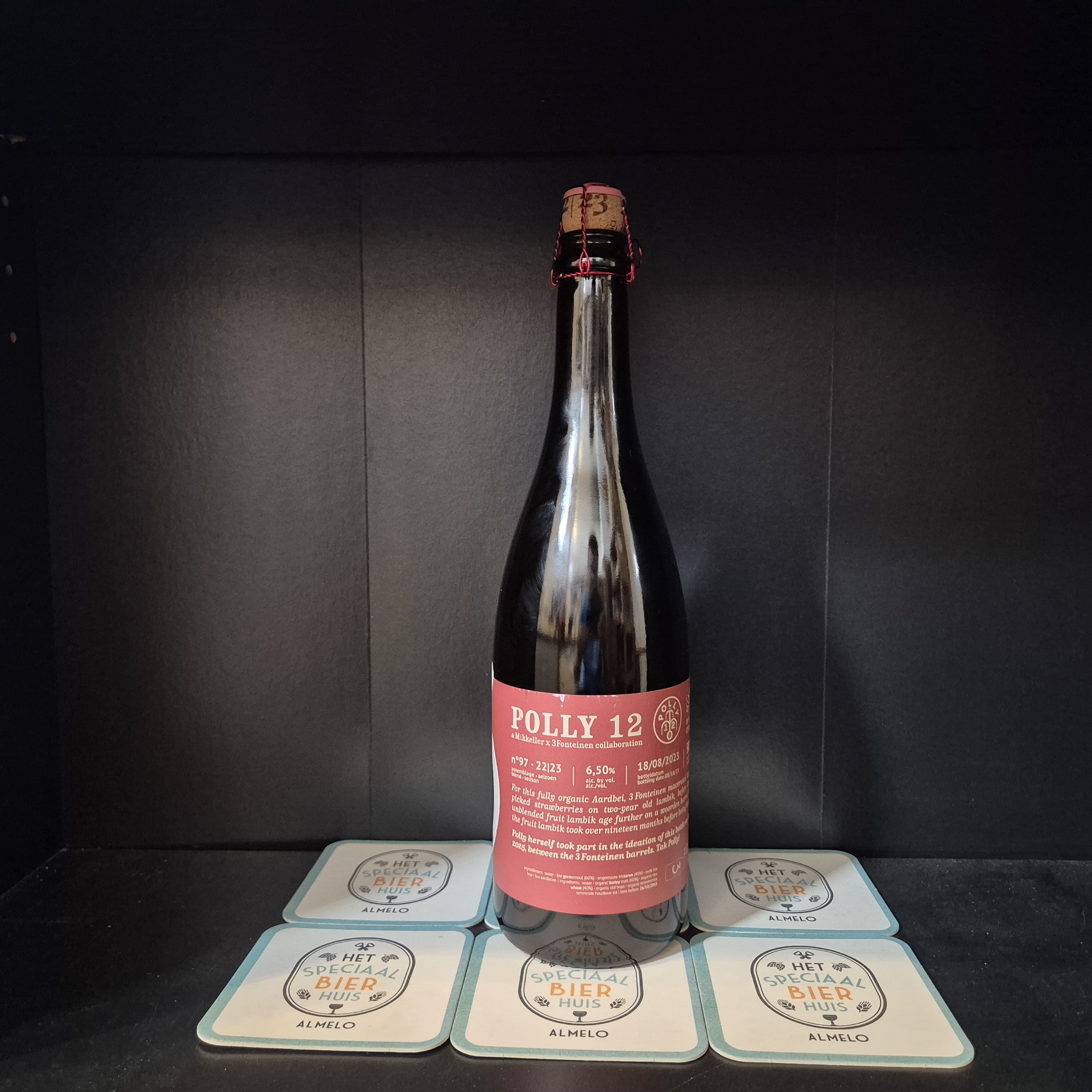 3 Fonteinen Polly 12 (Season 22/23) Blend No. 97 Strawberry Lambic - 750ml - 6,5%