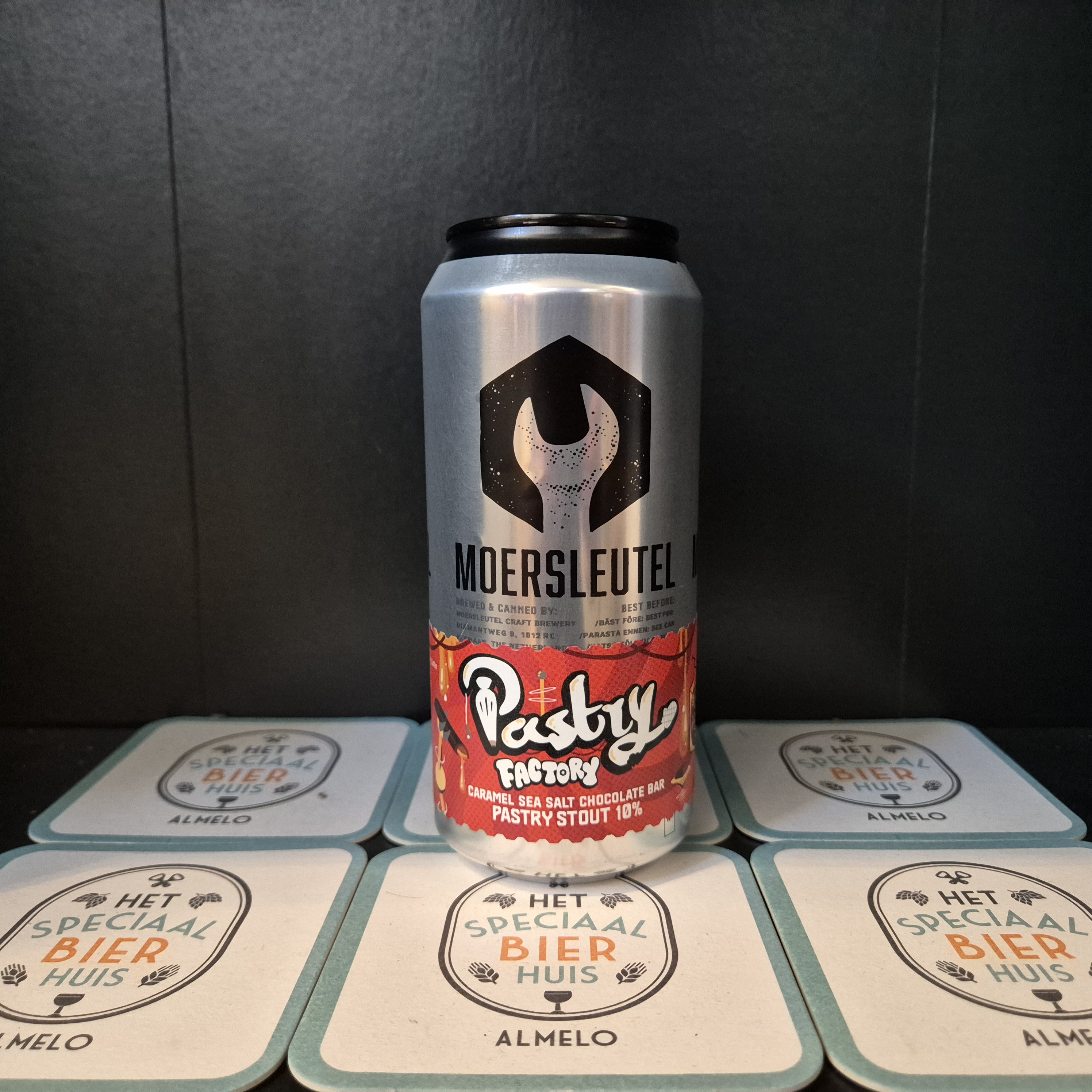 Moersleutel Pastry Factory Caramel Sea Salt Chocolate Bar Pastry Stout - 440ml - 10%