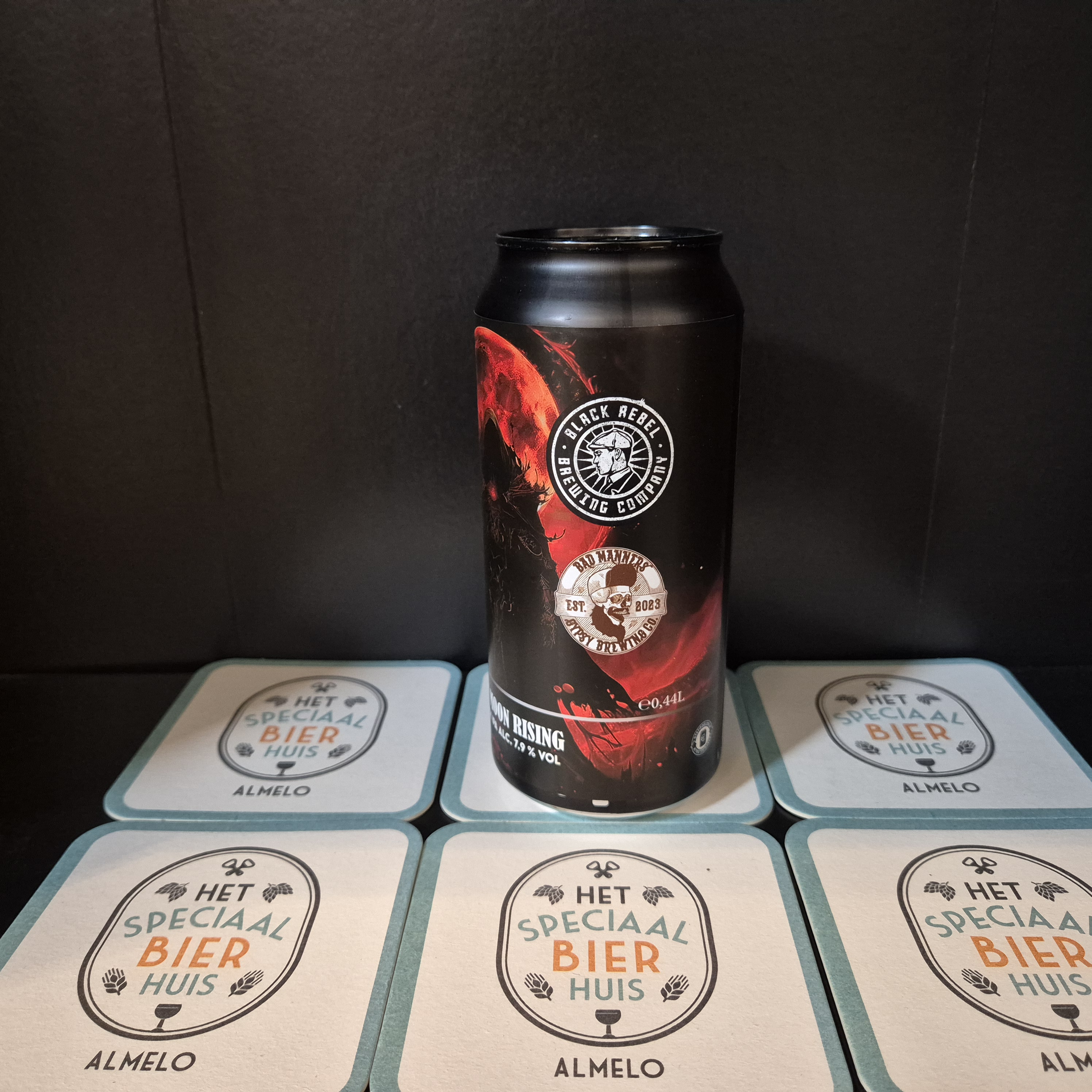 Black Rebel Brewing New Moon Rising Black IPA - 440ml - 7,9%