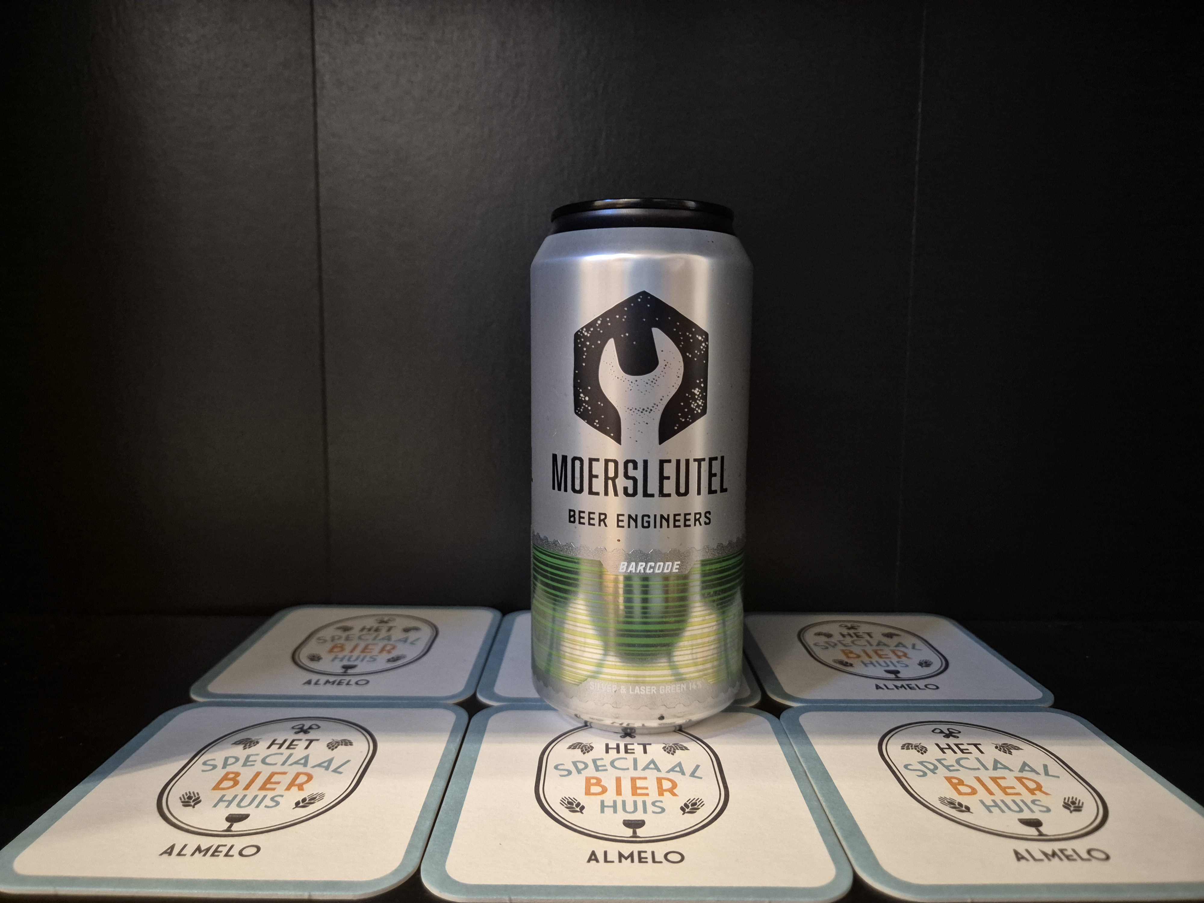 Moersleutel Barcode: Silver & Laser Green Jim Beam Barrel Aged Imperial Stout -  440ml - 14%