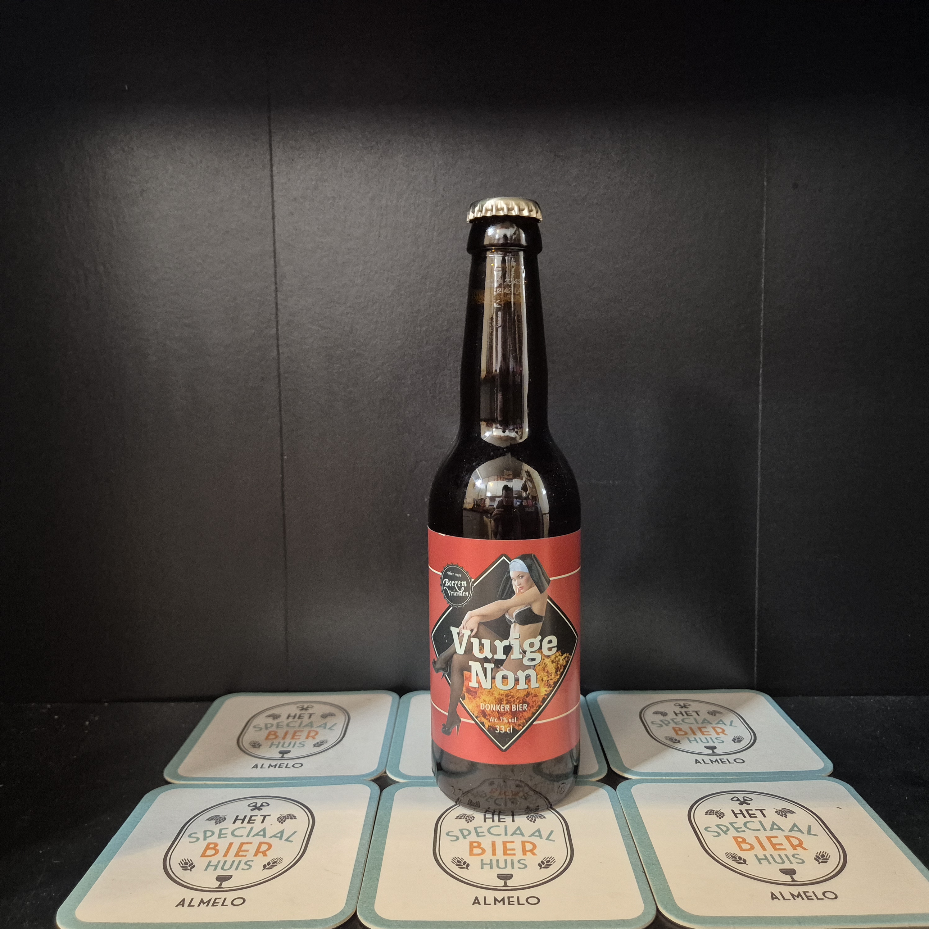 Dorpsbrouwerij de Pimpelmeesch Vurige Non Donker bier - 330ml - 7%