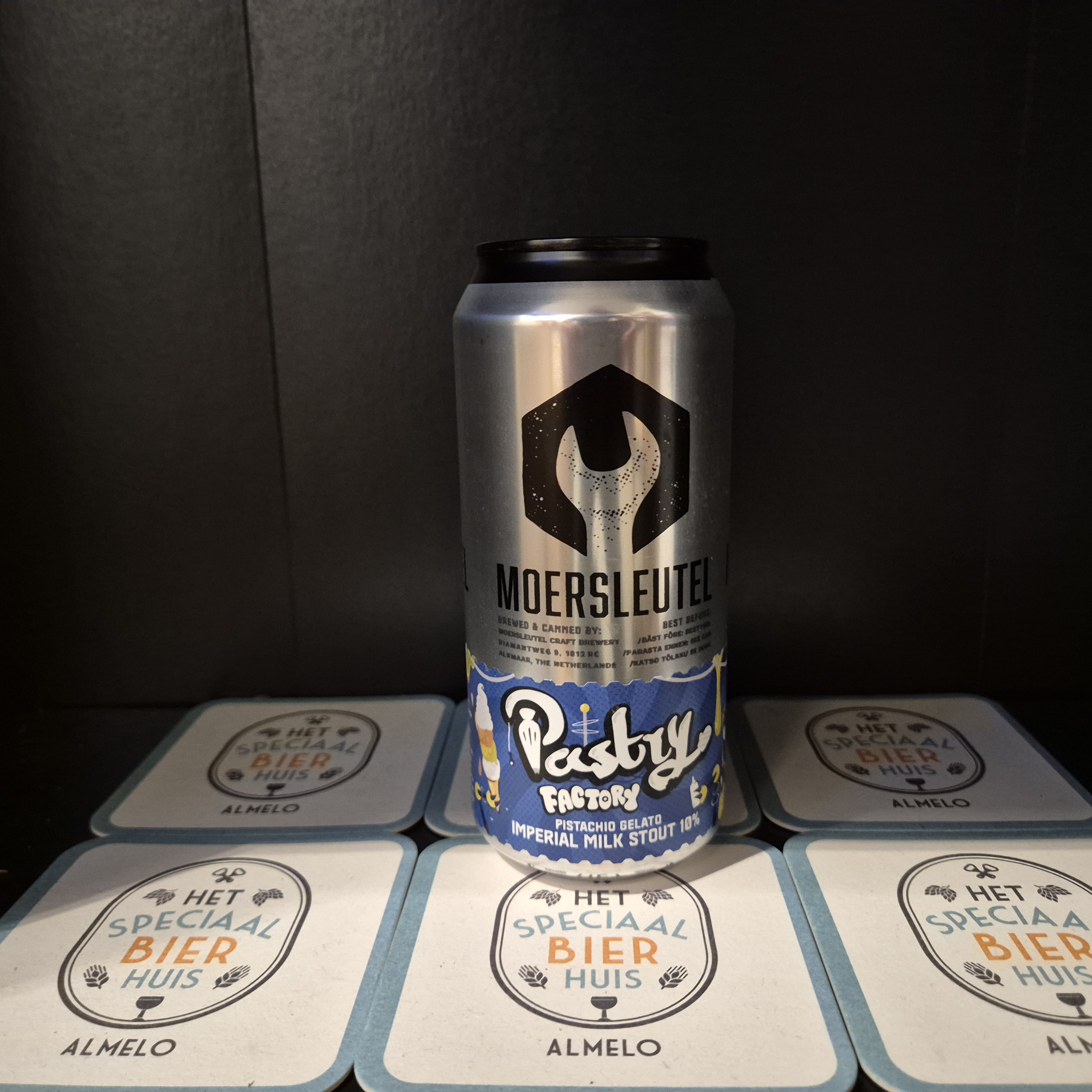 Moersleutel Pastry Factory Pistachio Gelato Imperial Milk Stout - 440ml - 10%