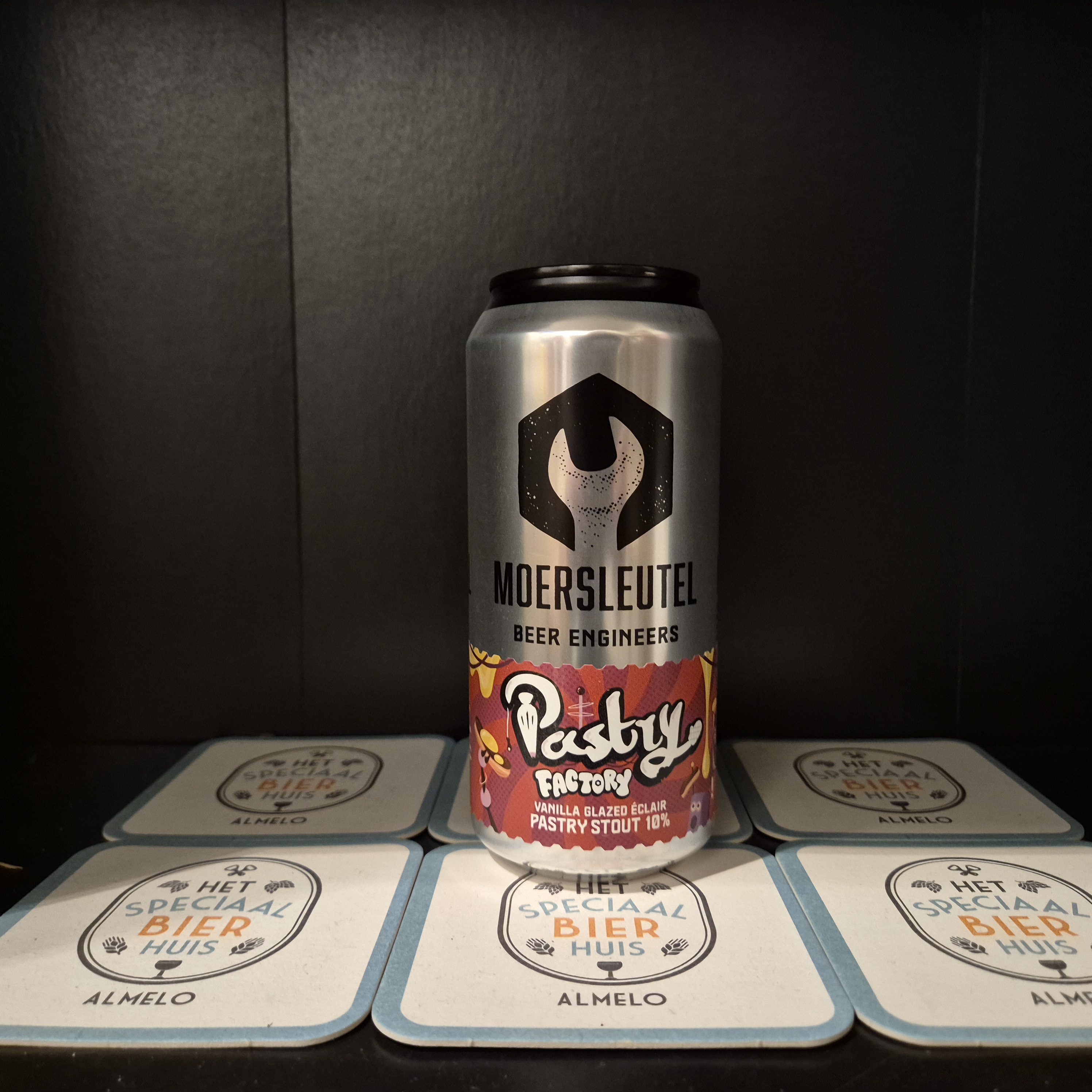 Moersleutel Pastry Factory Vanilla Glazed Eclair Pastry Stout - 440ml - 10%