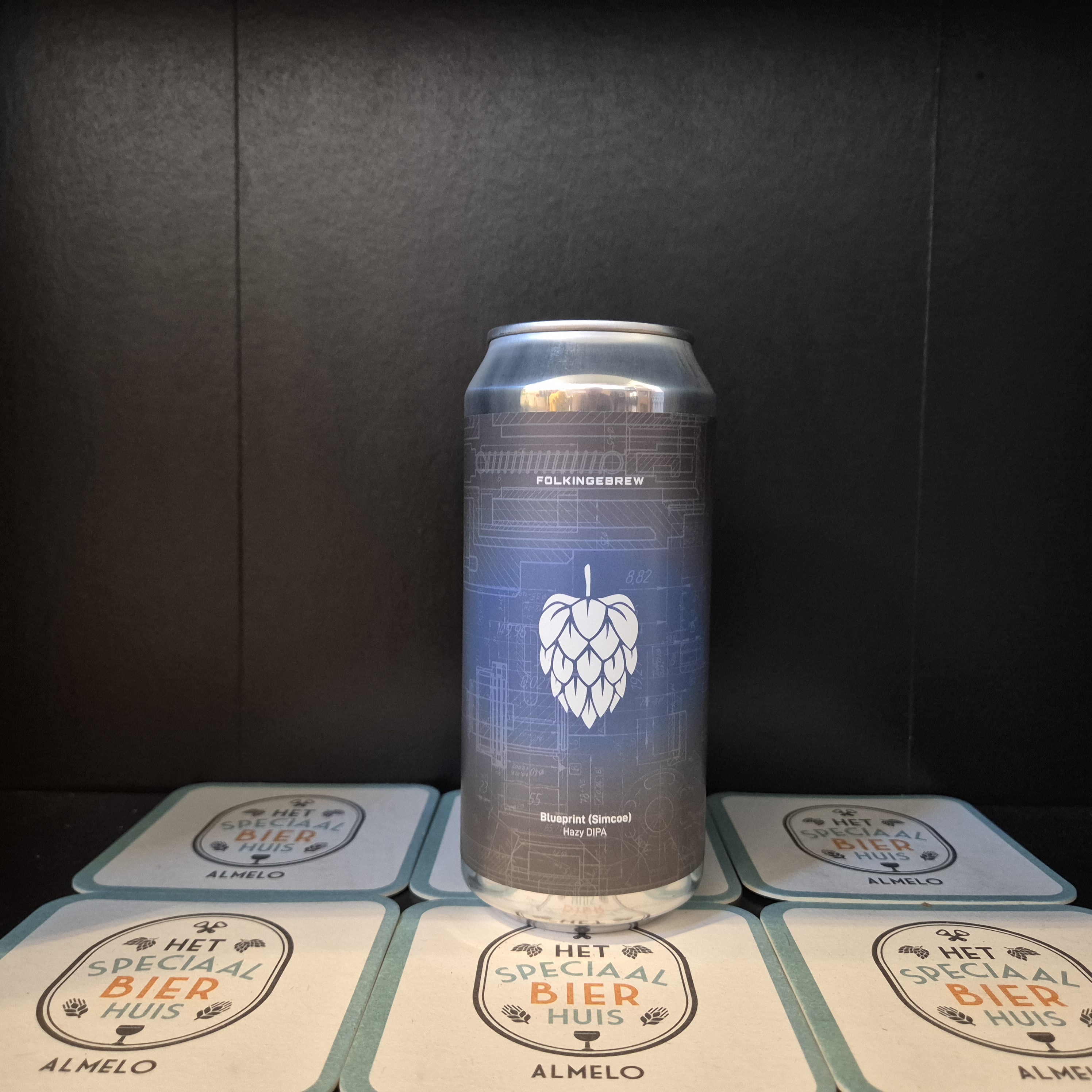 Folkingebrew Blueprint  (simcoe) Hazy DIPA - 440ml - 8,5%