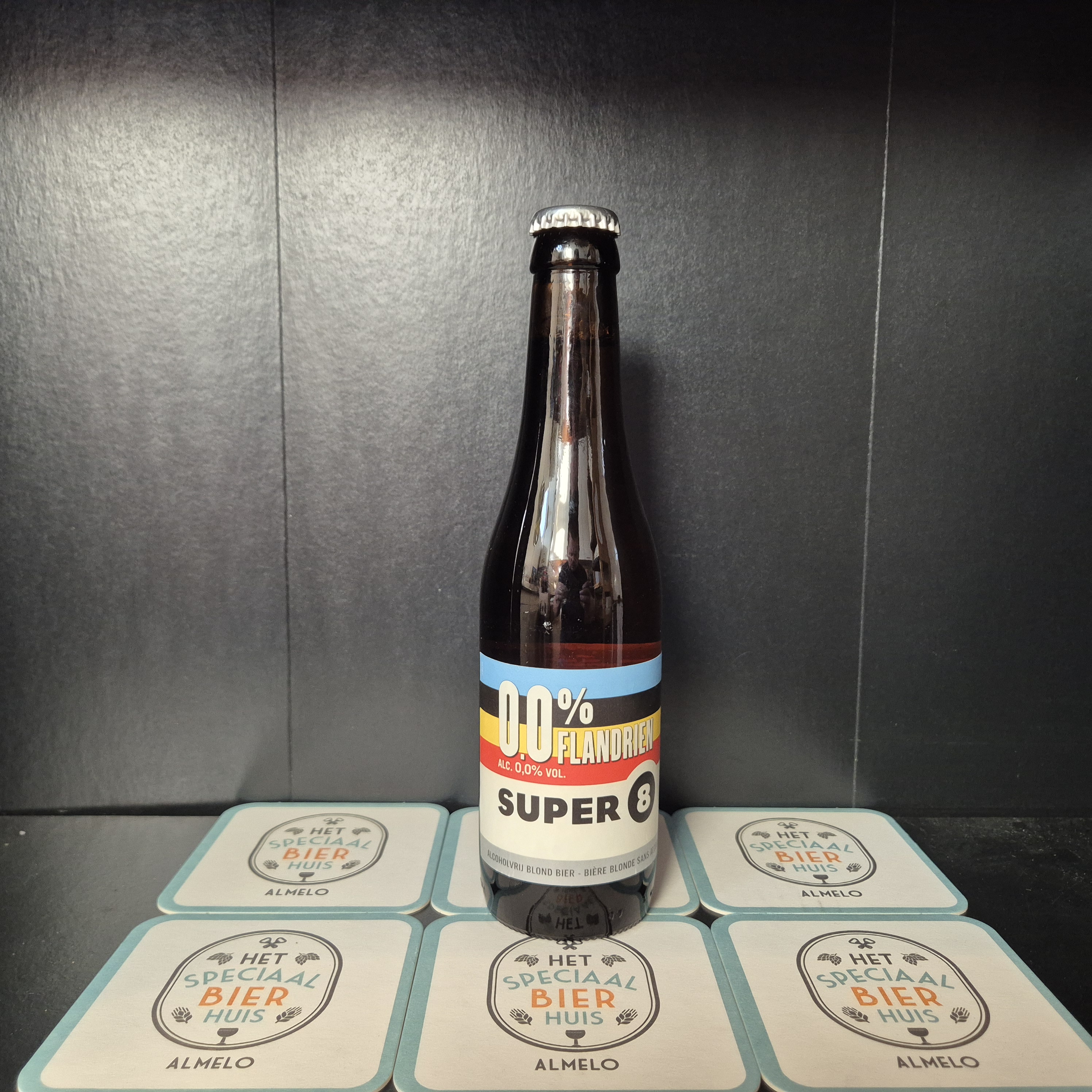 Super 8 Flandrien  0,0% Blond - 330ml - 0,0%