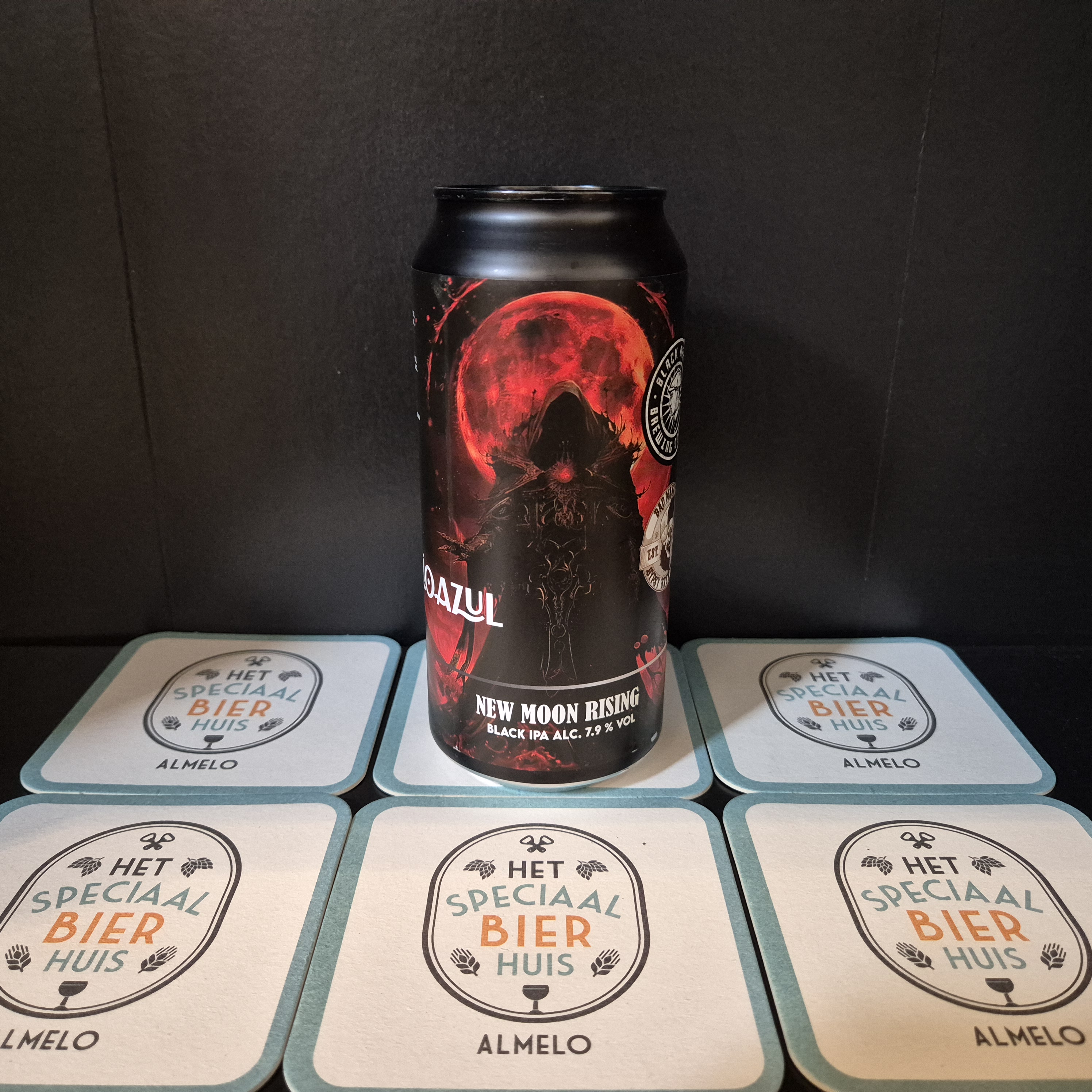 Black Rebel Brewing New Moon Rising Black IPA - 440ml - 7,9% - Afbeelding 2