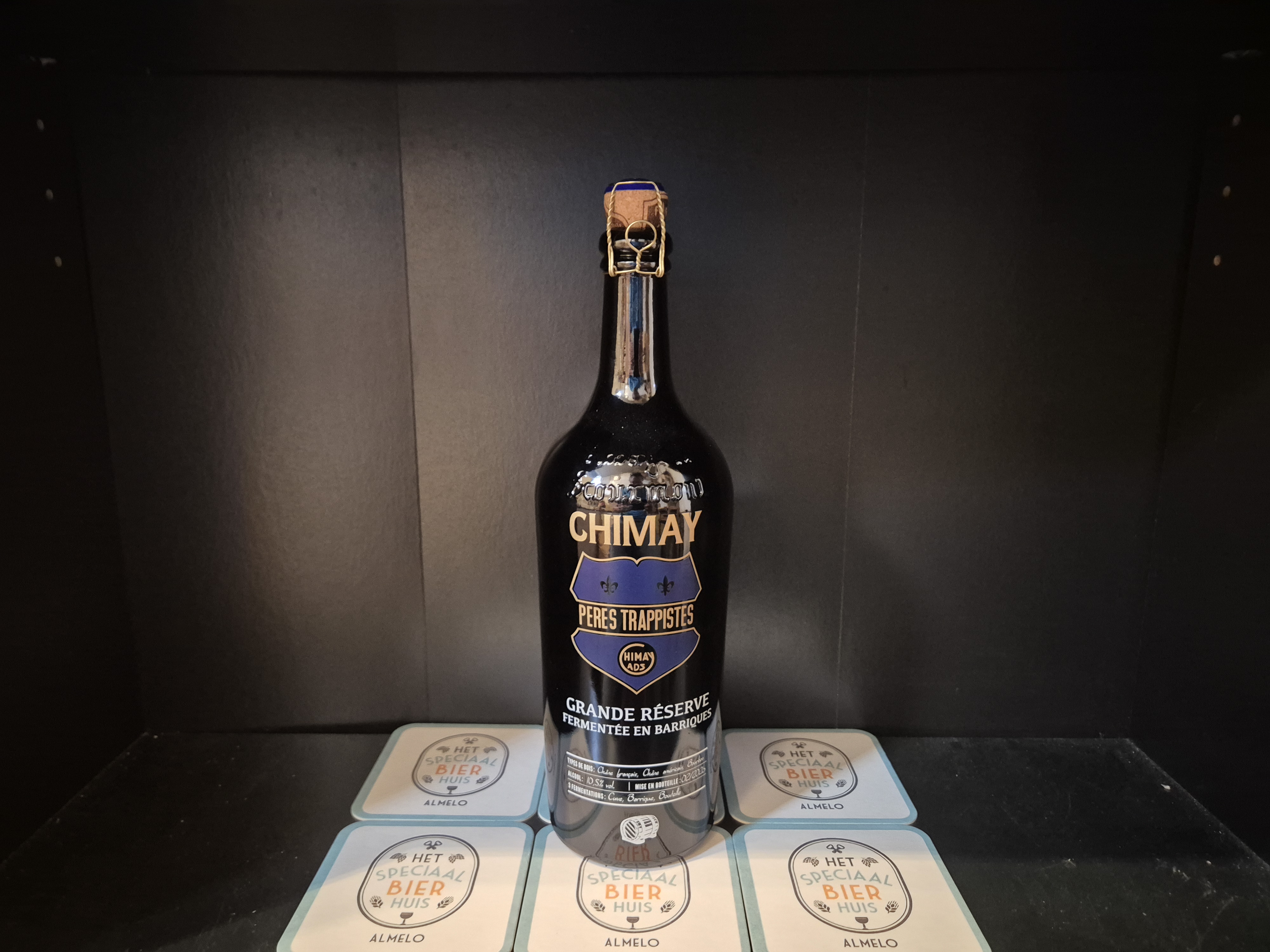 Chimay Grande Réserve Bourbon Aged 2026 Bourbon Barrel Aged Chimay Blauw - 750ml - 10,5%
