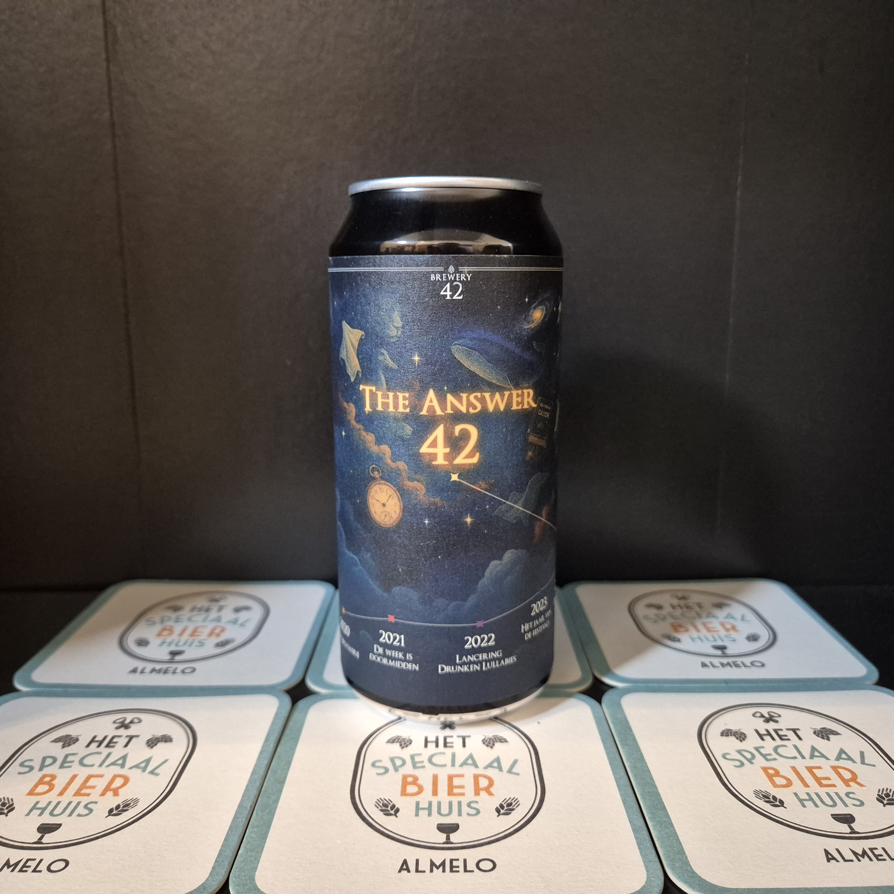 Brewery42 The Answer Whiskey Infused Barleywine - 440ml - 11,2%