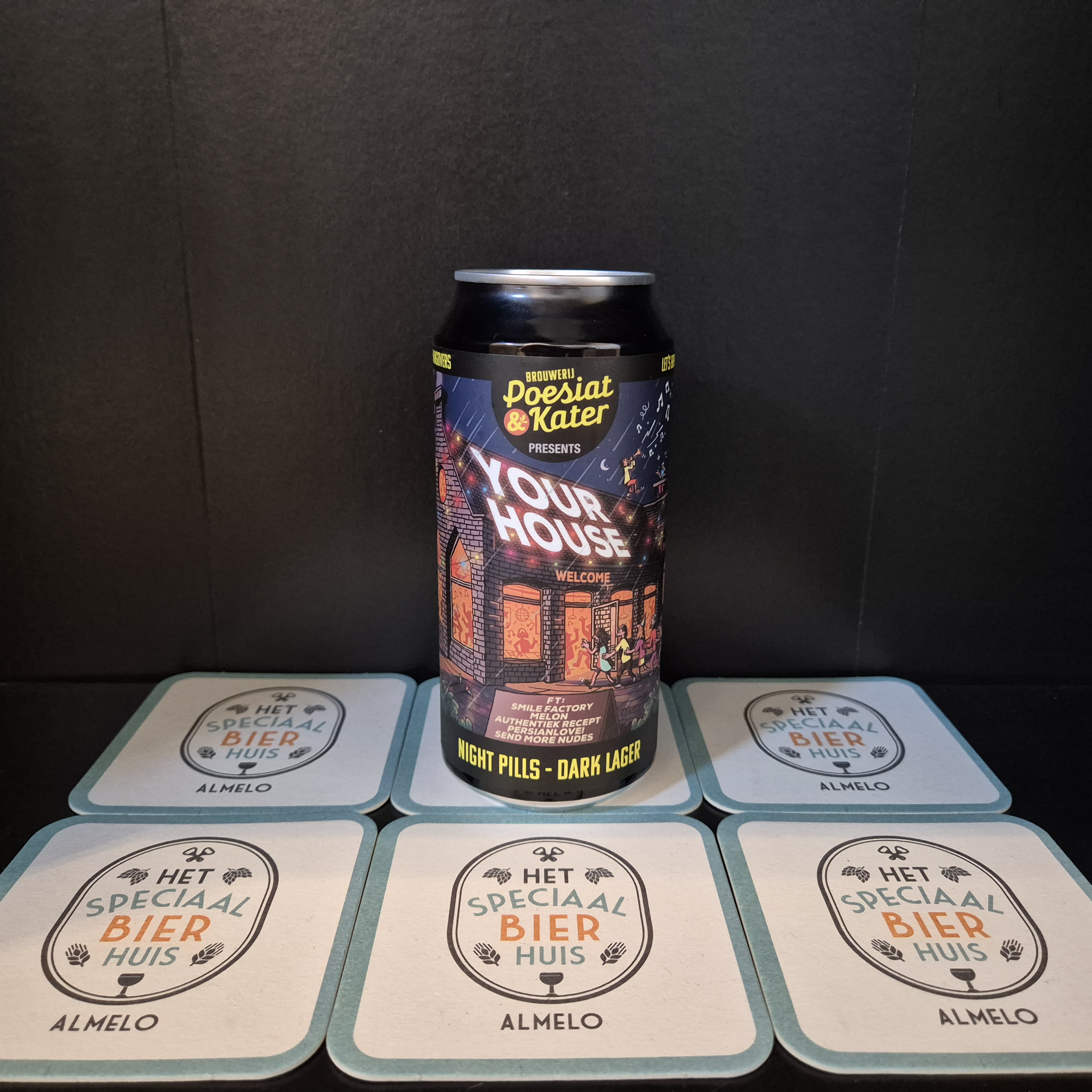 Poesiat & Kater Night Pills Dark Lager - 440ml - 4,5%