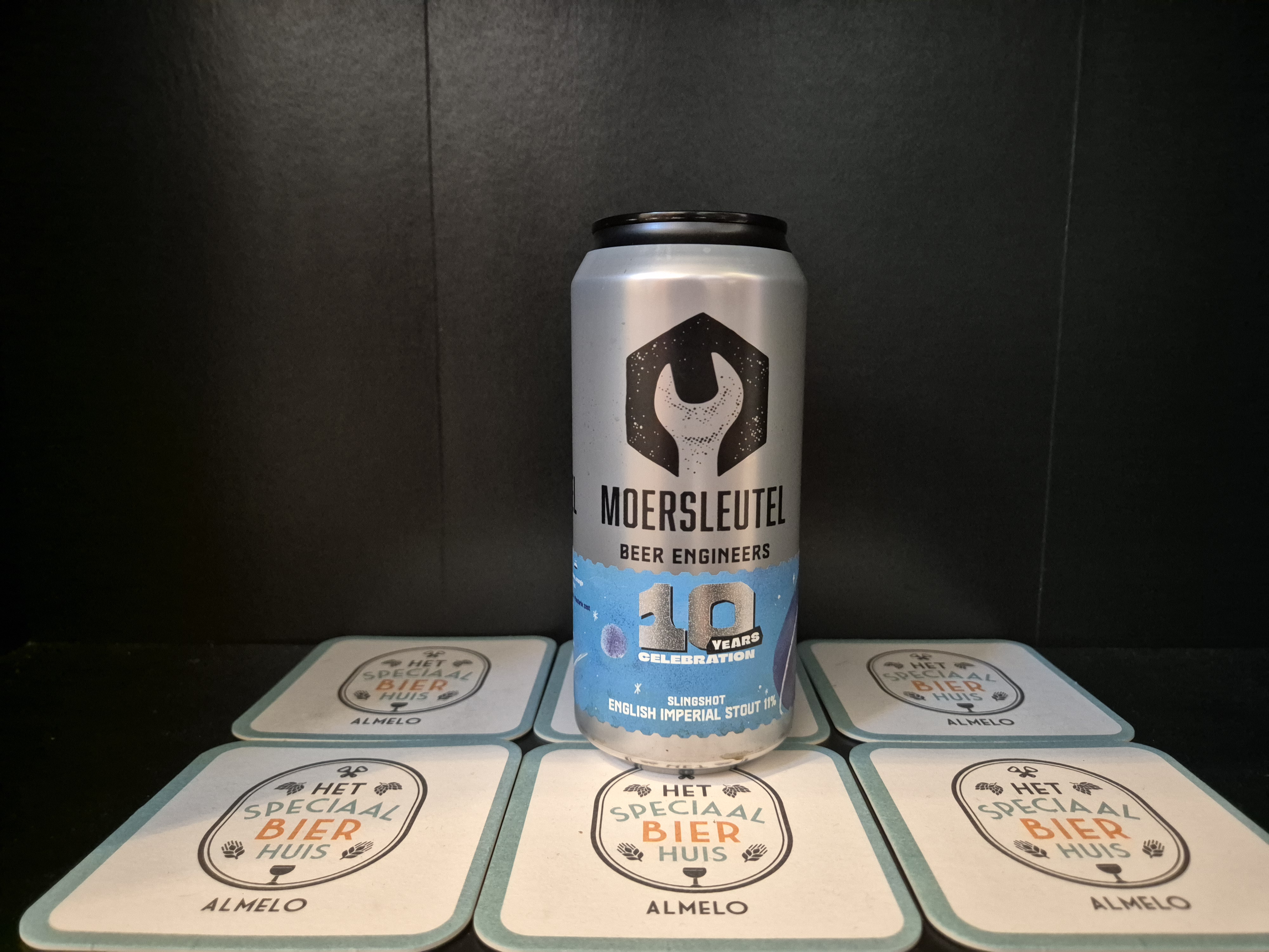 Moersleutel 10 Years Celebration: Slingshot English Imperial Stout -440ml - 11% 