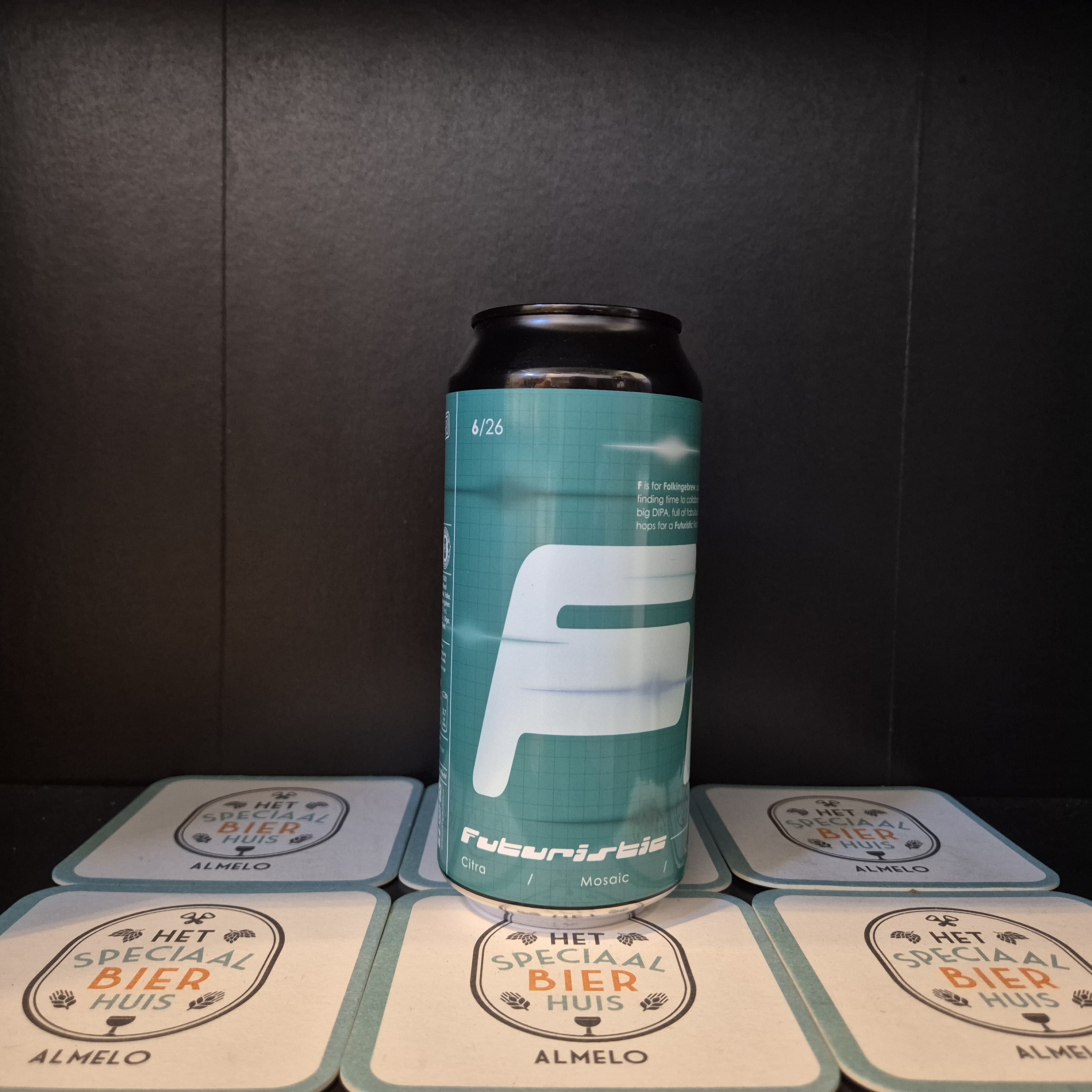 Neonraptor collab Folkingebrew Futuristic DIPA - 440ml - 8,4%