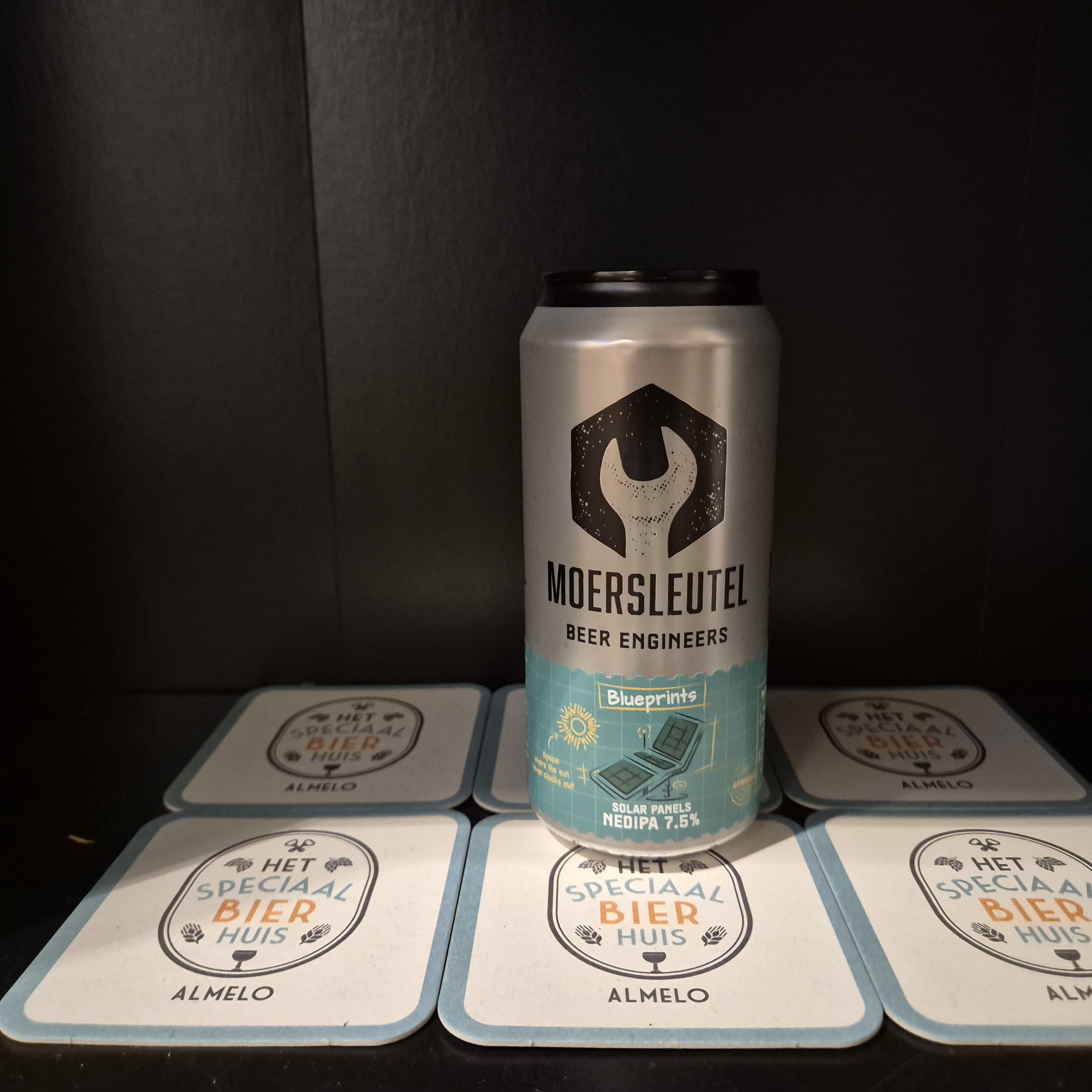 Moersleutel Blueprints Solar Panels NEDIPA - 440ml - 7,5%