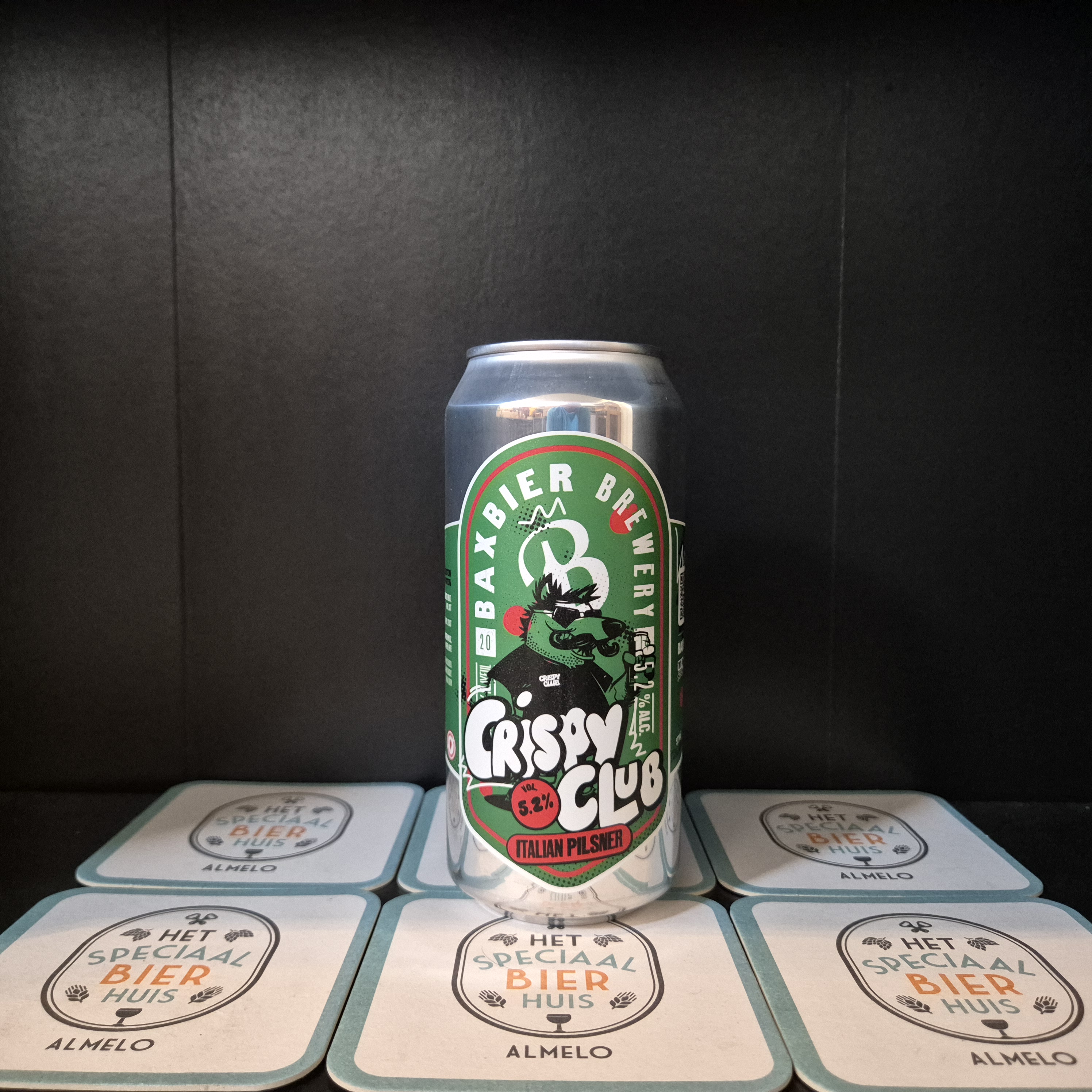 Baxbier Crispy Club Italian Pilsner - 440ml - 5,2% 