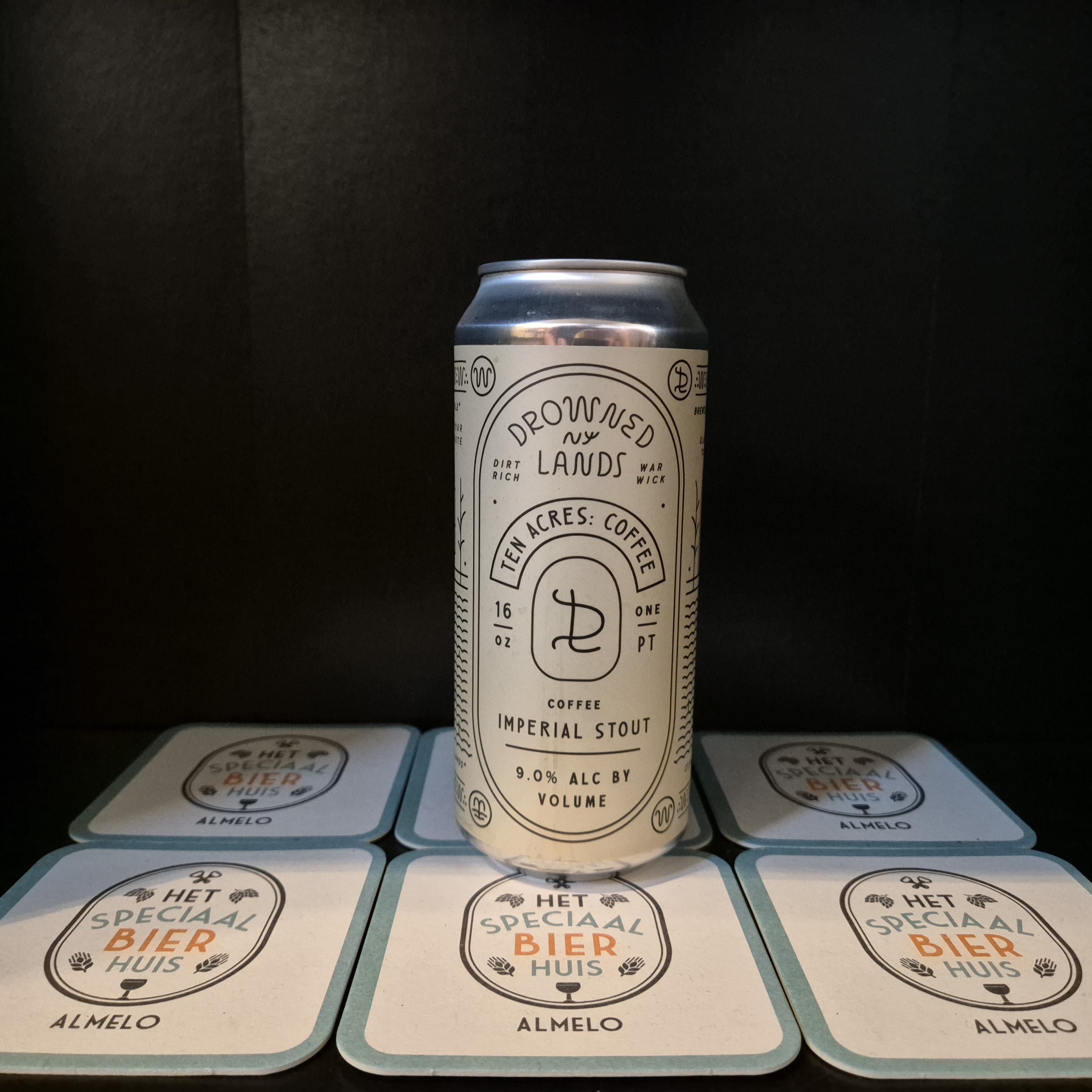 Drowned Lands Brewing Ten Acres Coffee Imperial Stout - 473ml - 9%