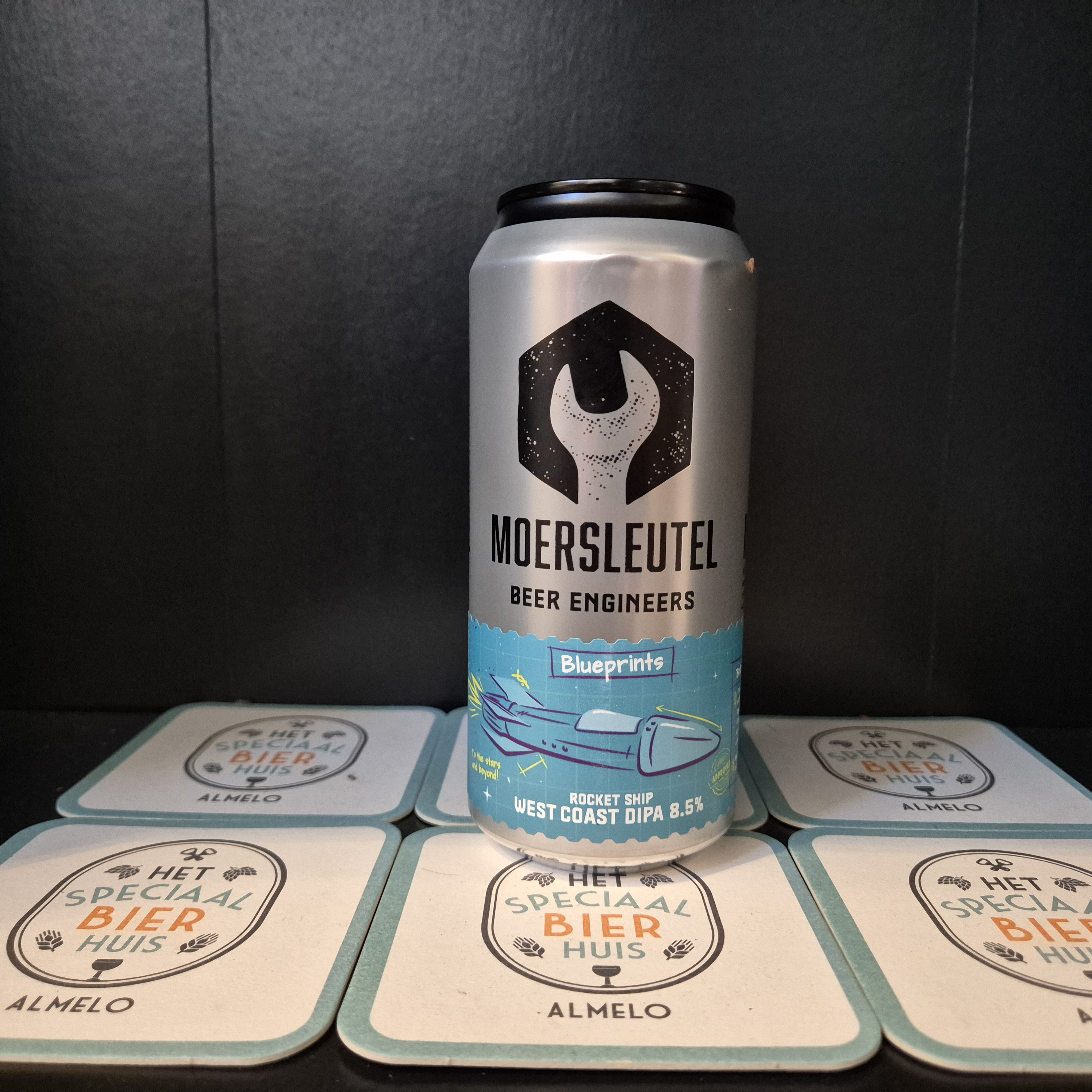 Moersleutel Blueprints Rocket Ship West Coast Double IPA - 8,5%