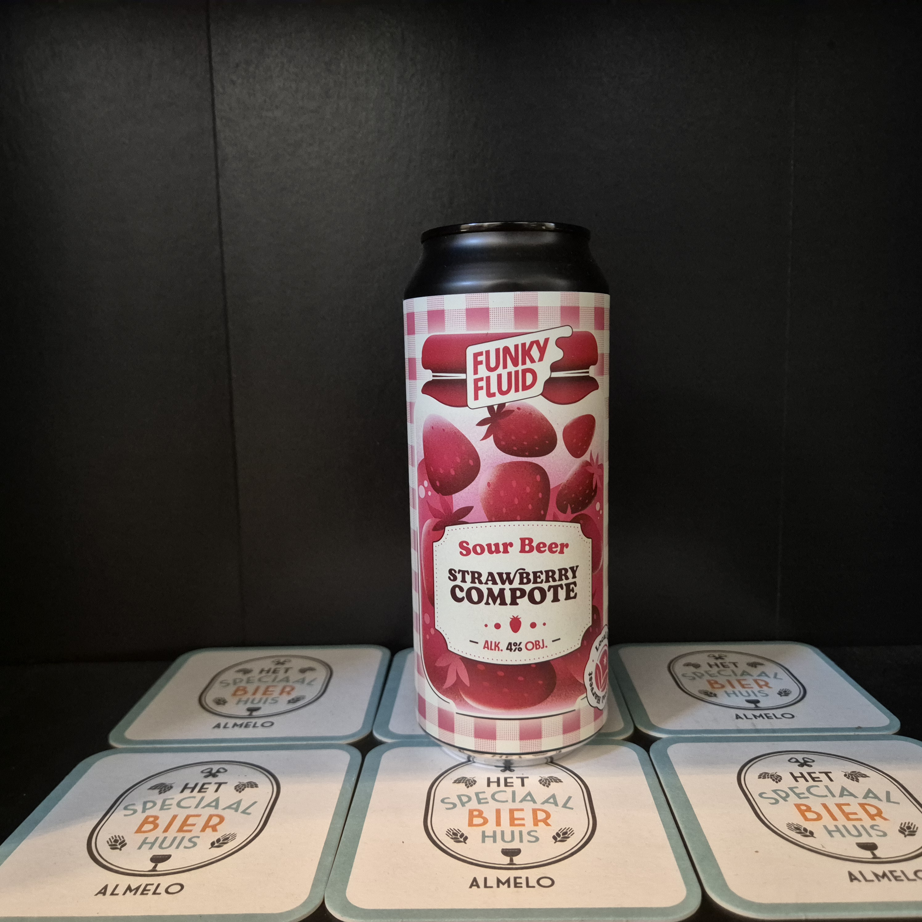 Funky Fluid Local Harvest: Strawberry Compote Sour - 500ml - 4%
