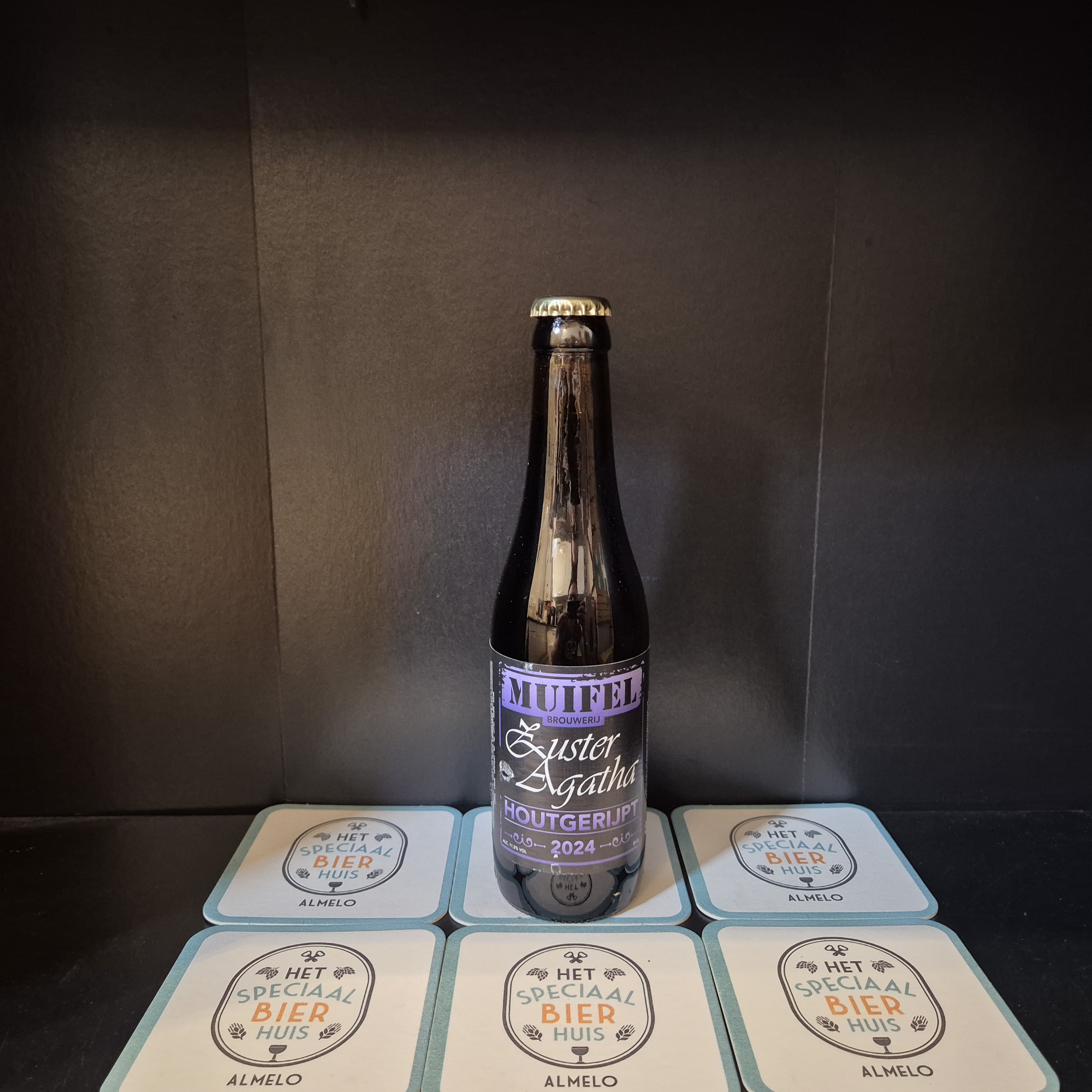 Muifel Zuster Agatha Houtgerijpt Quadrupel - 330ml - 11,5%